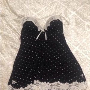 Sexy night gown lingerie